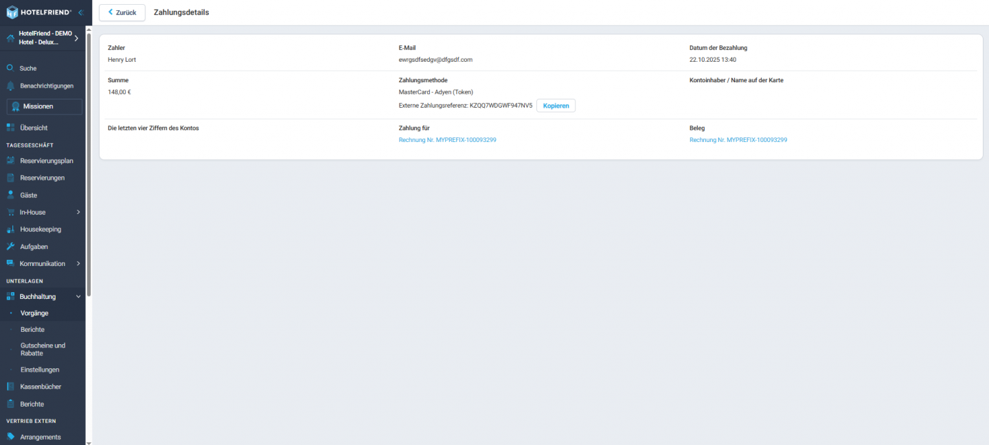 Einfachere Zahlungszuordnung und bessere Buchhaltungskontrolle