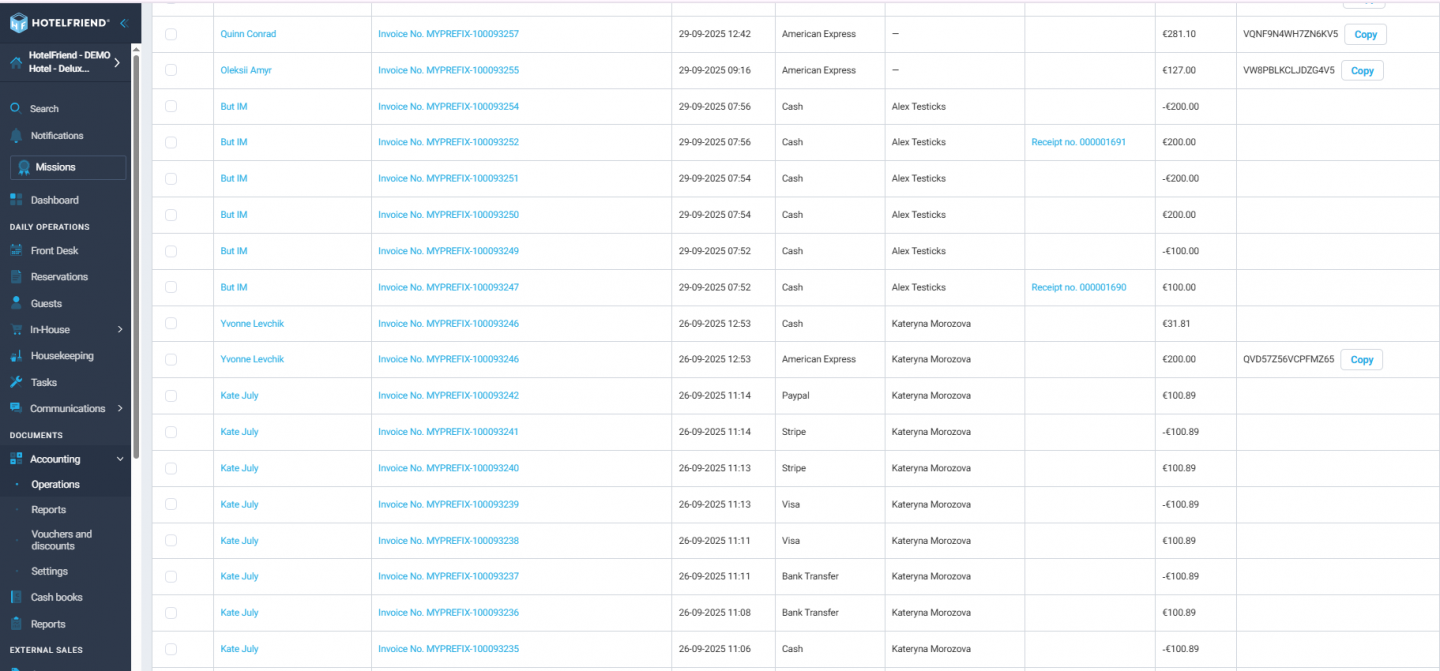 Easier payment referencing and improved accounting control