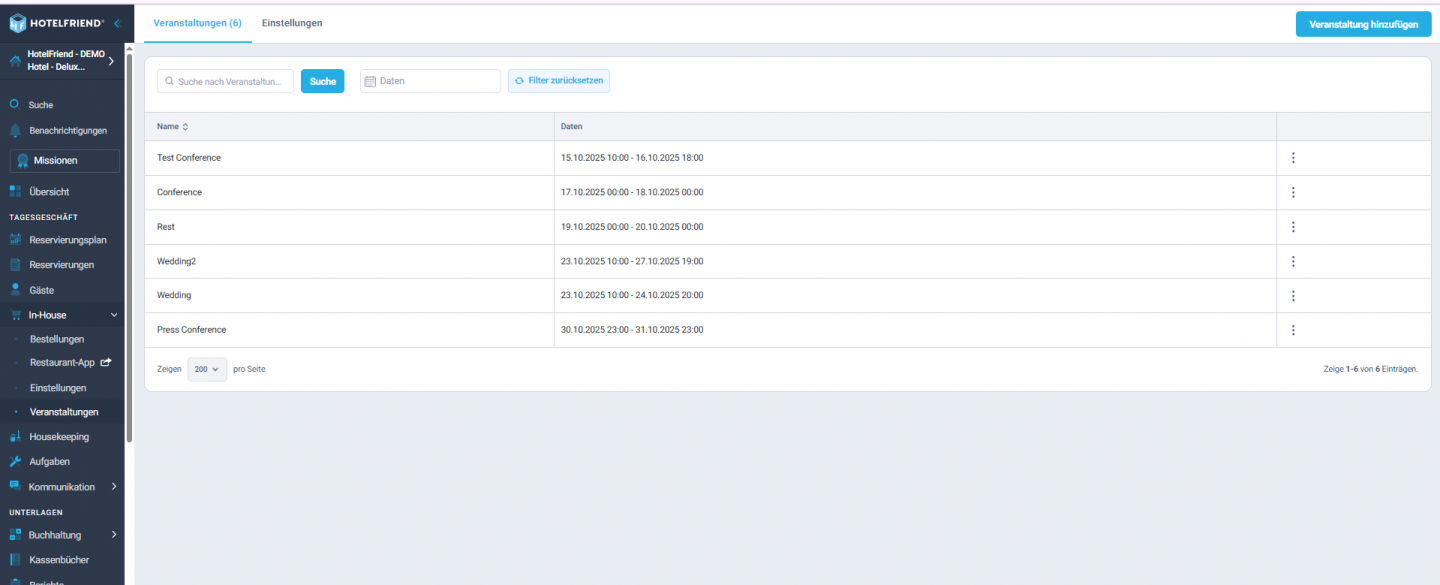 So erhält Ihr Team eine klare Struktur zur Verwaltung von allem – von kleinen Meetings bis hin zu großen Events.