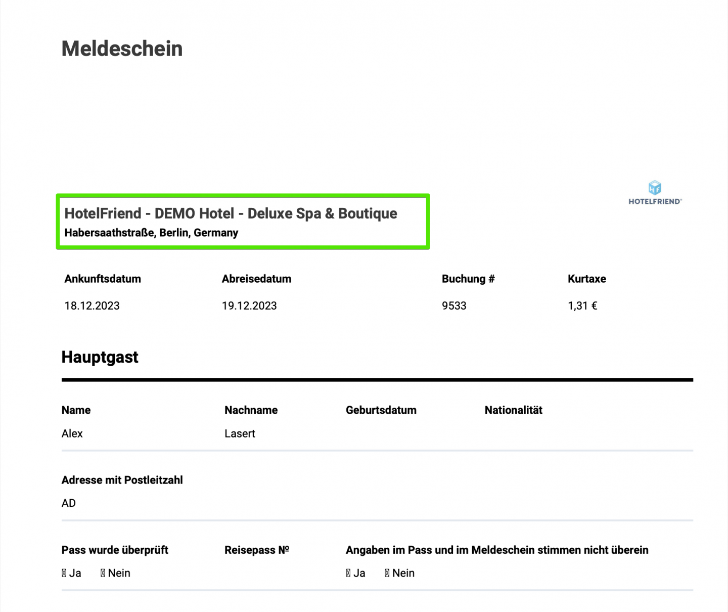 Verbessertes Erscheinungsbild der Anmeldeformulare