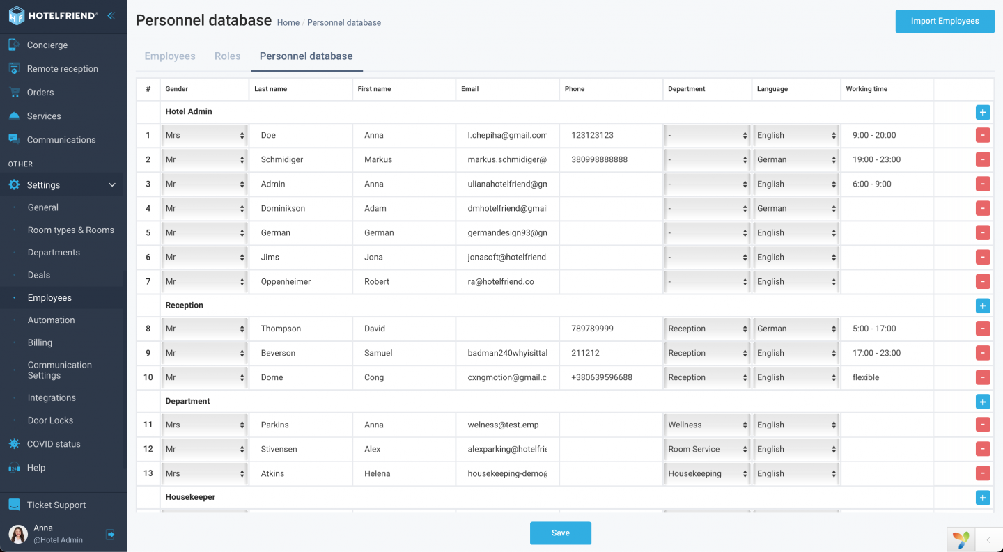 Personnel Database: the new way to manage employee data