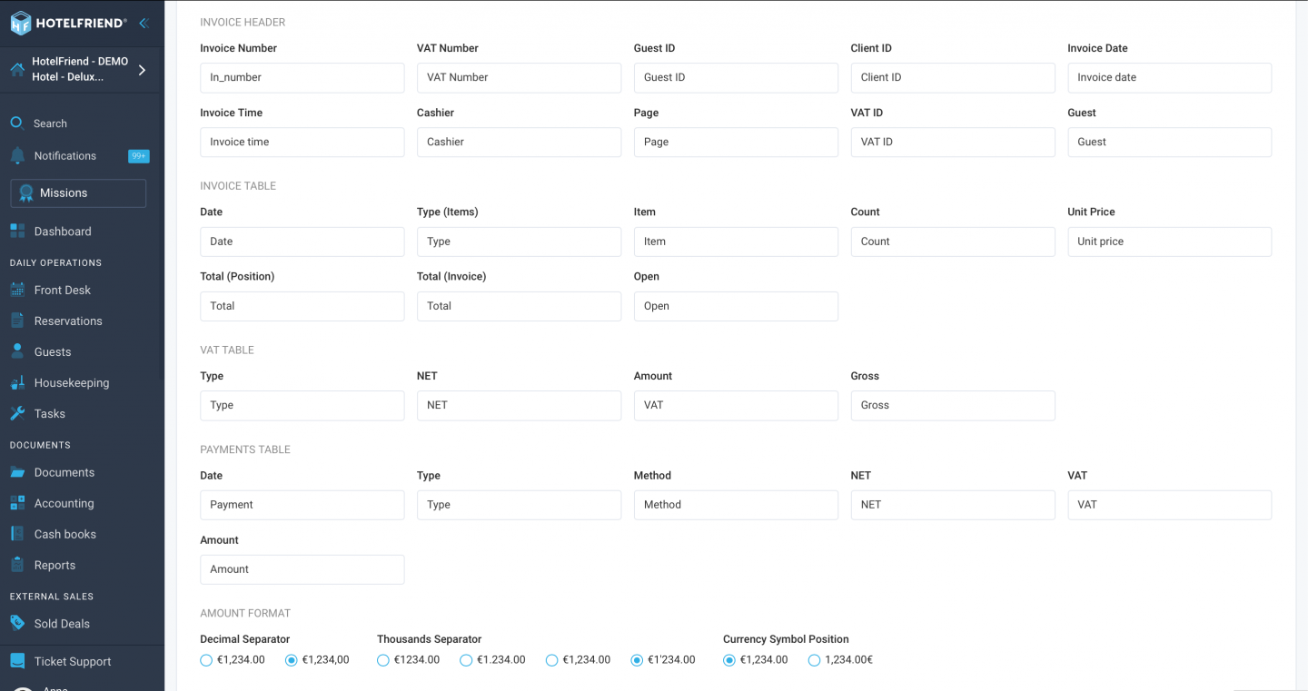 Enhanced Invoice customization in multiple languages