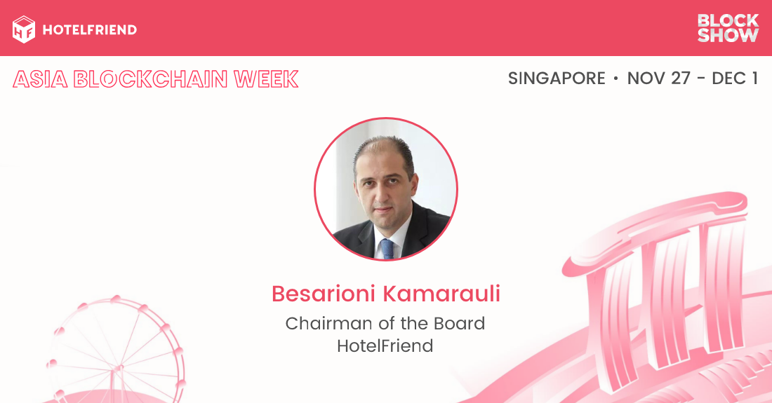 Besarioni Kamarauli at Blockchain week