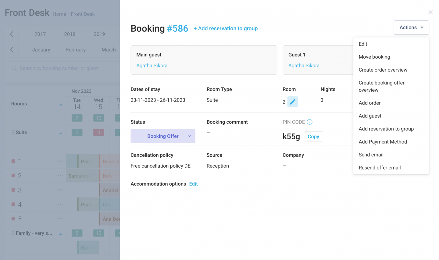 Greater flexibility for “Booking Offer” reservations