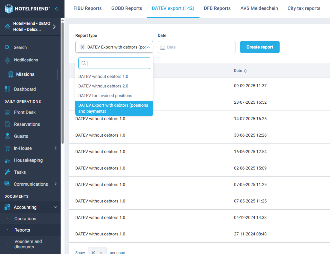 Improvements in Accounting with new DATEV export options
