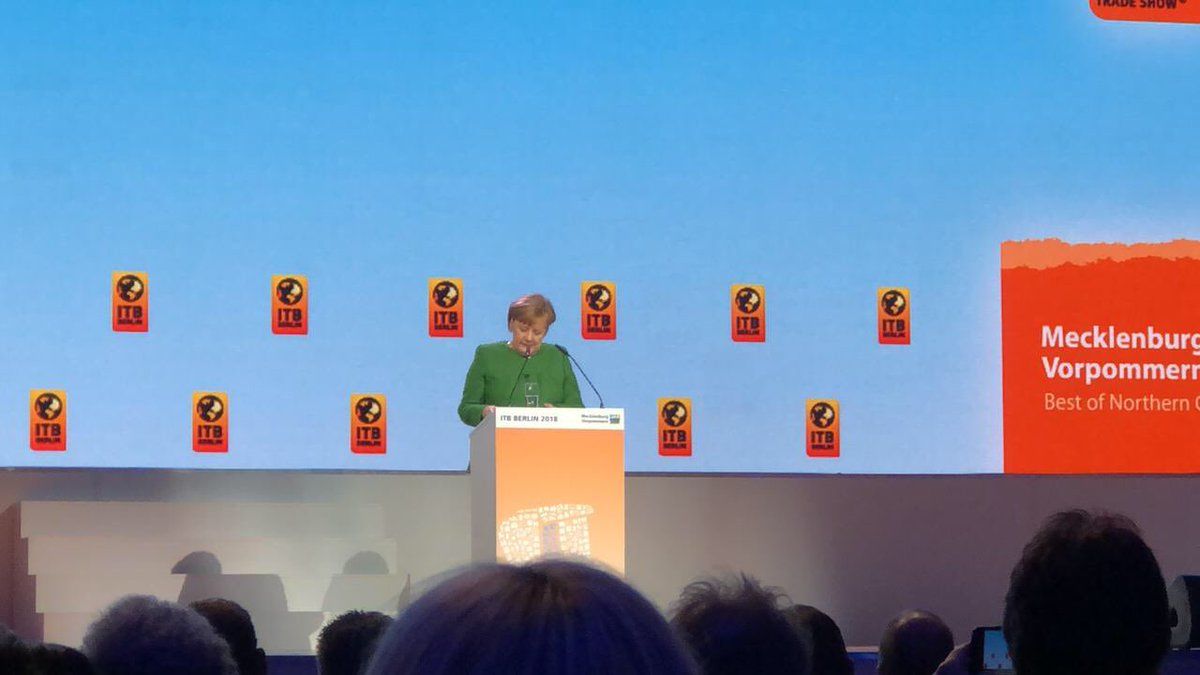 ITB Berlin 2018: grand opening ceremony with German Chancellor Angela Merkel