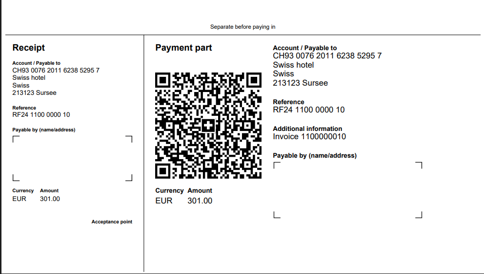 Swiss QR-bill