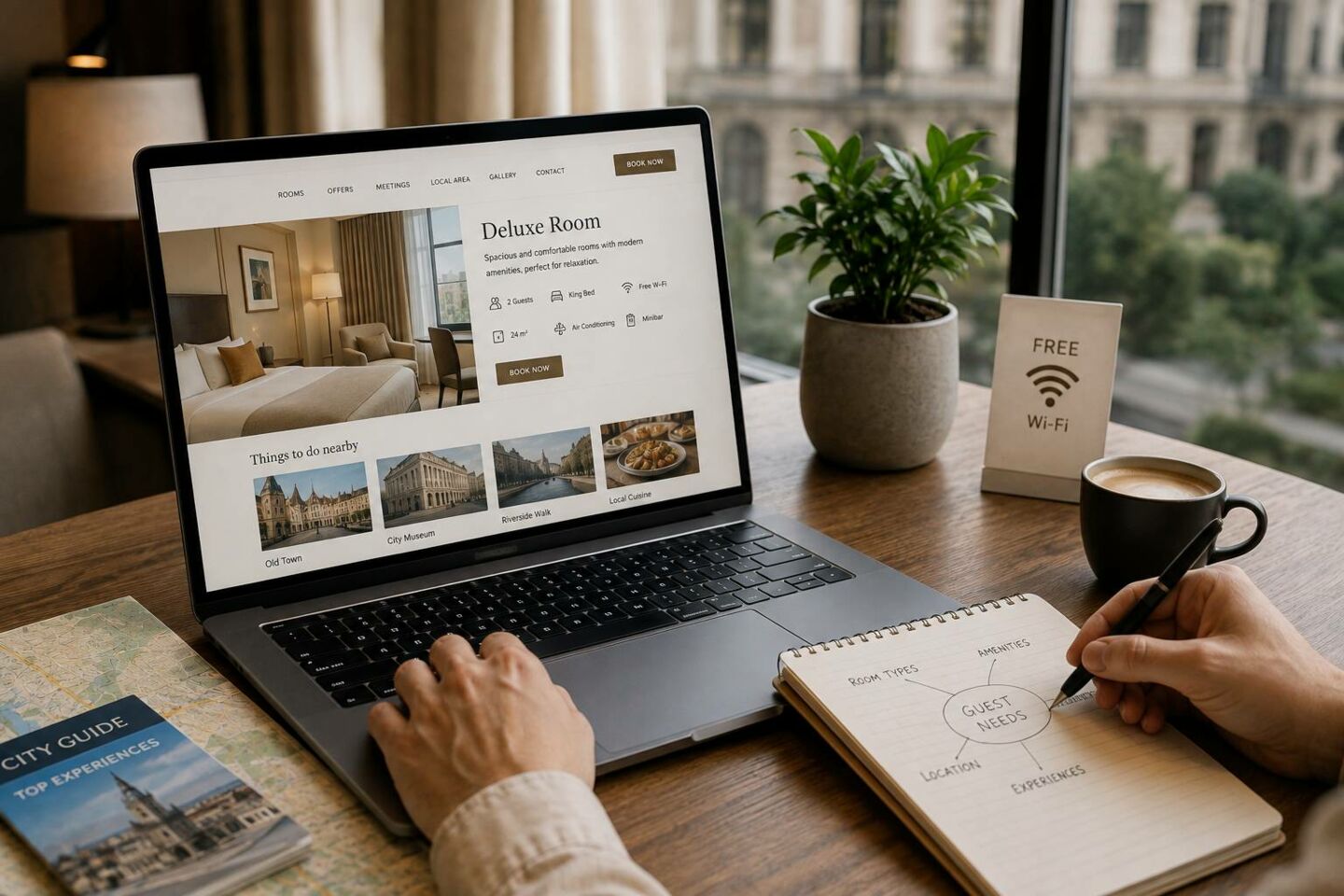 Build search and local visibility around real guest needs