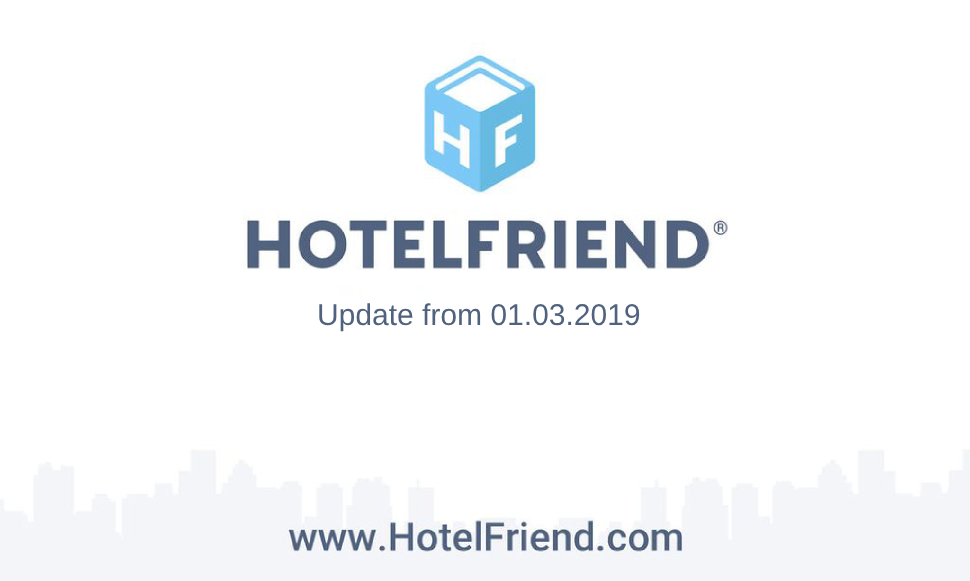 Product Updates From 01 03 2019 Software Guest App Website Release Notes Hotelfriend