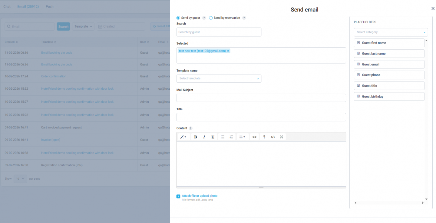 Communication & Email improvements