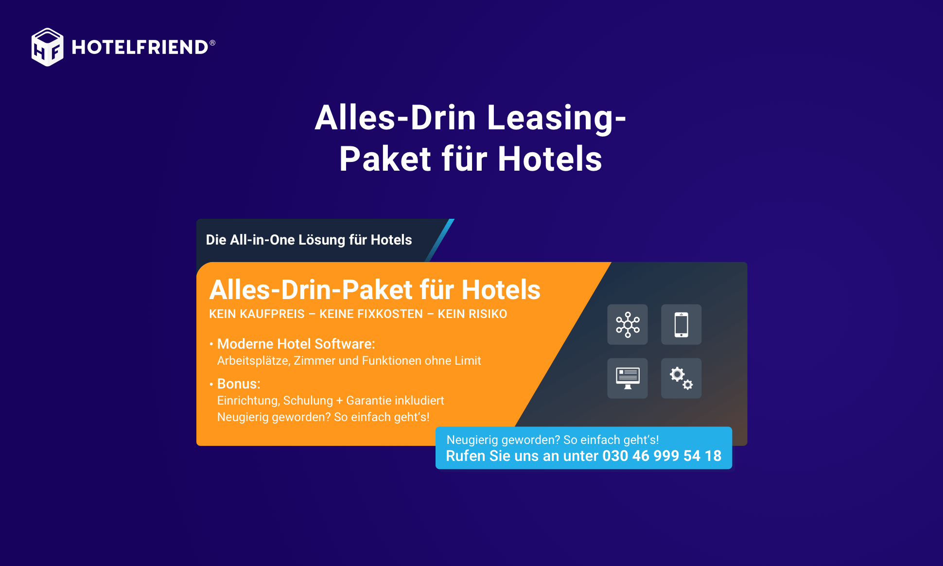 All-inclusive leasing package for hotels