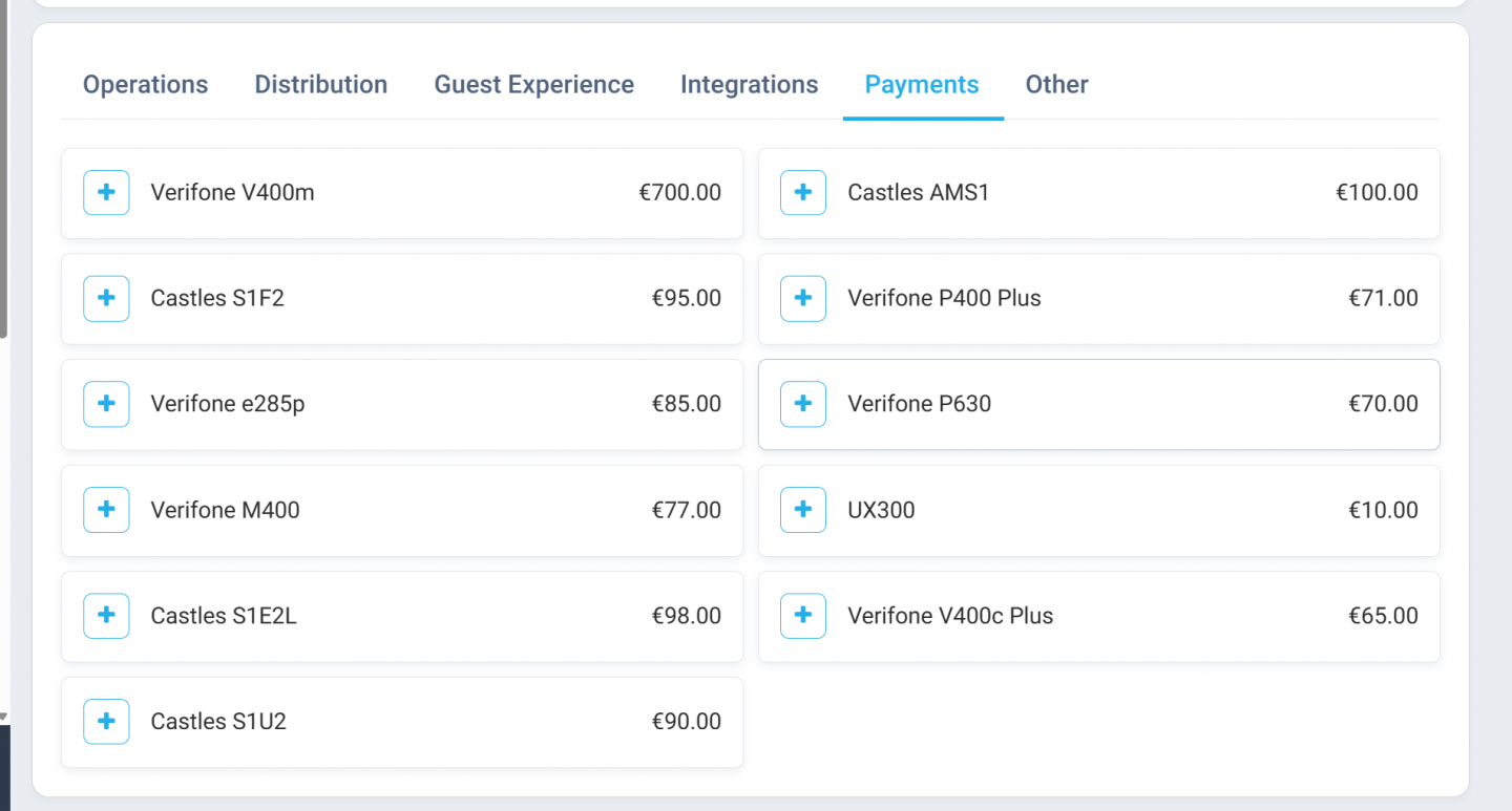 Improved subscription management interface