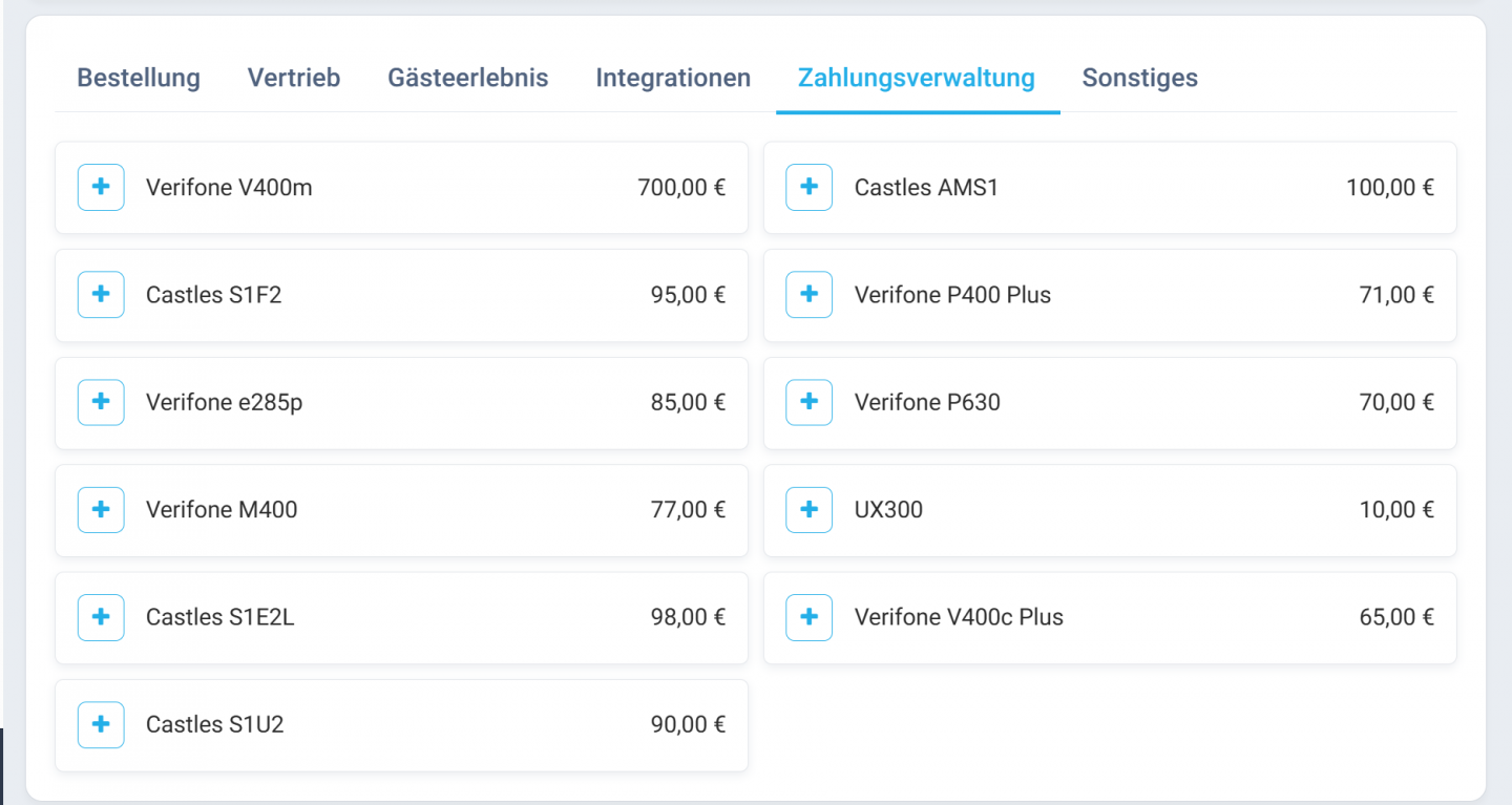 Überarbeitete Benutzeroberfläche zur Abo-Verwaltung