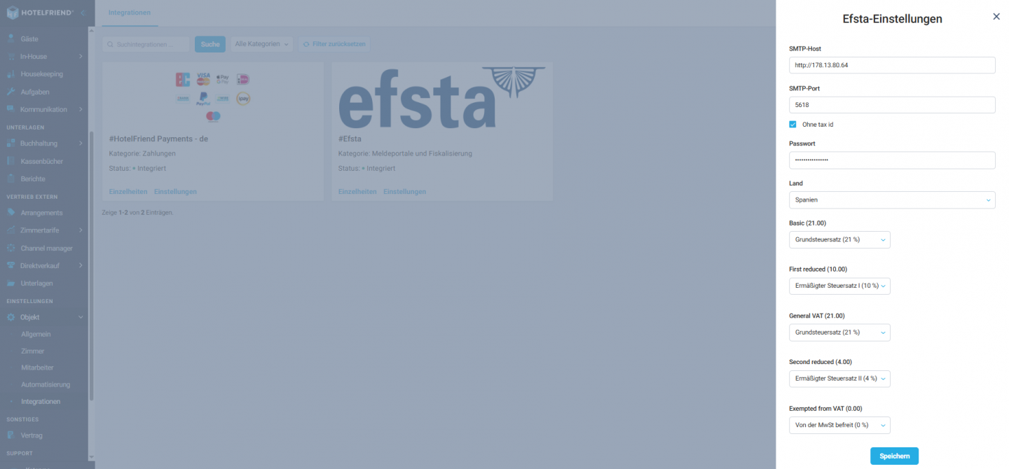 EFSTA Spanien Integration