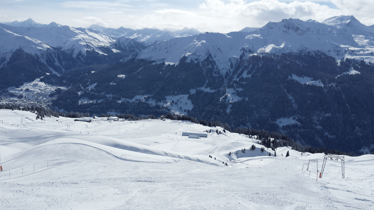 Madrisa ski resort, Switzerland