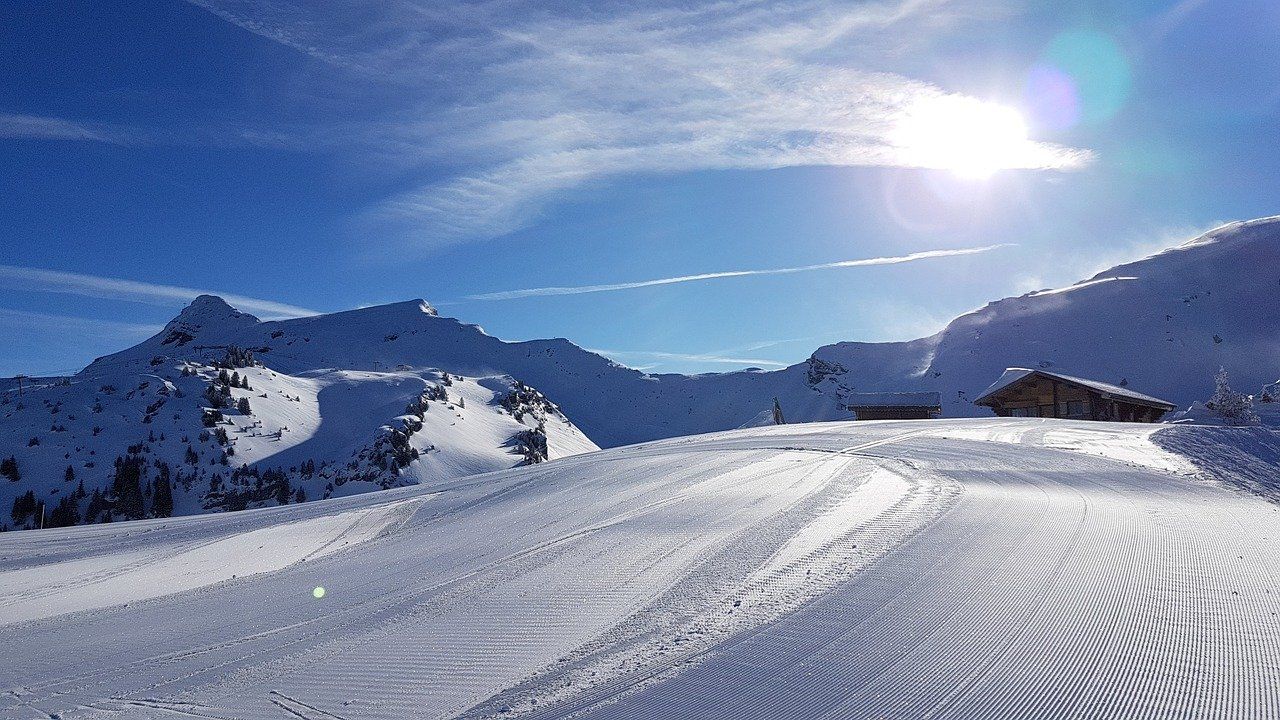 Skiing area