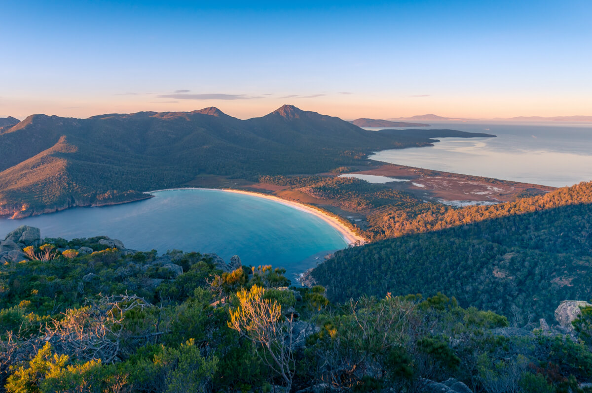 Strand von Wineglass Bay, Tasmanien
