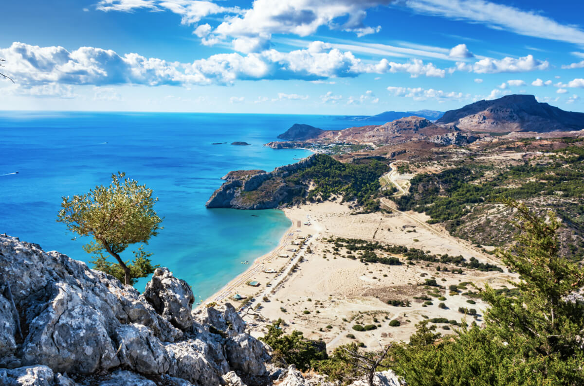 Tsambika Beach, Rhodos