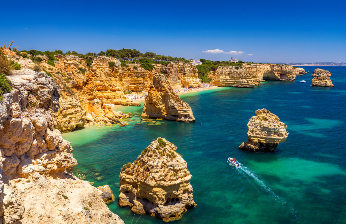 Praia da Marinha, Lagoa, Portugal