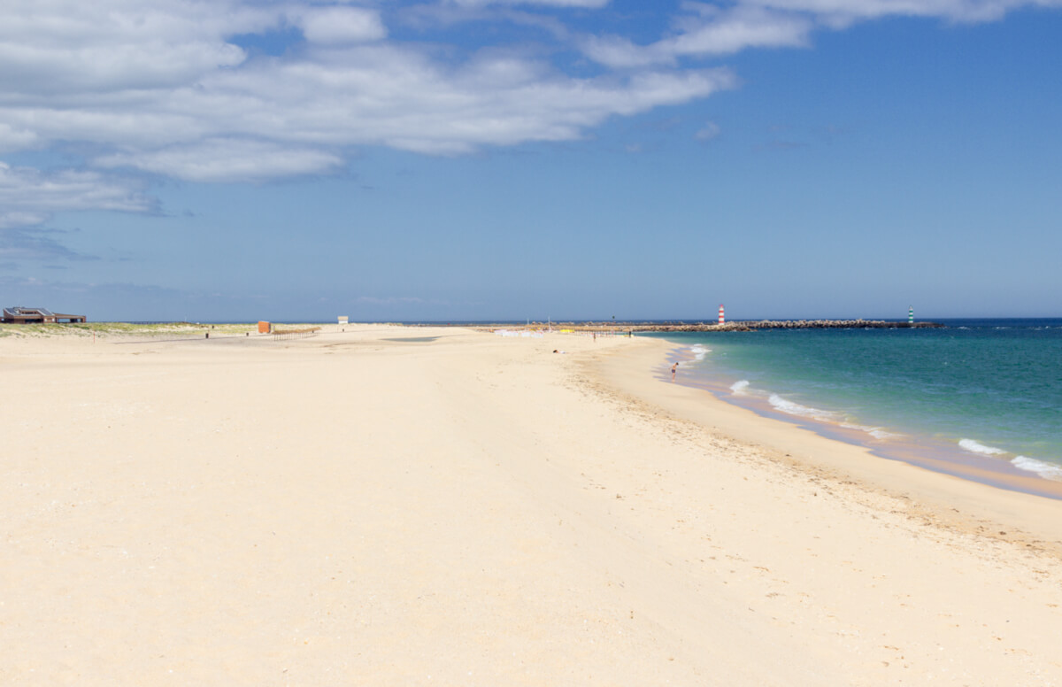 Beach of Ilha da Barreta (Ilha Deserta), Faro, Portugal