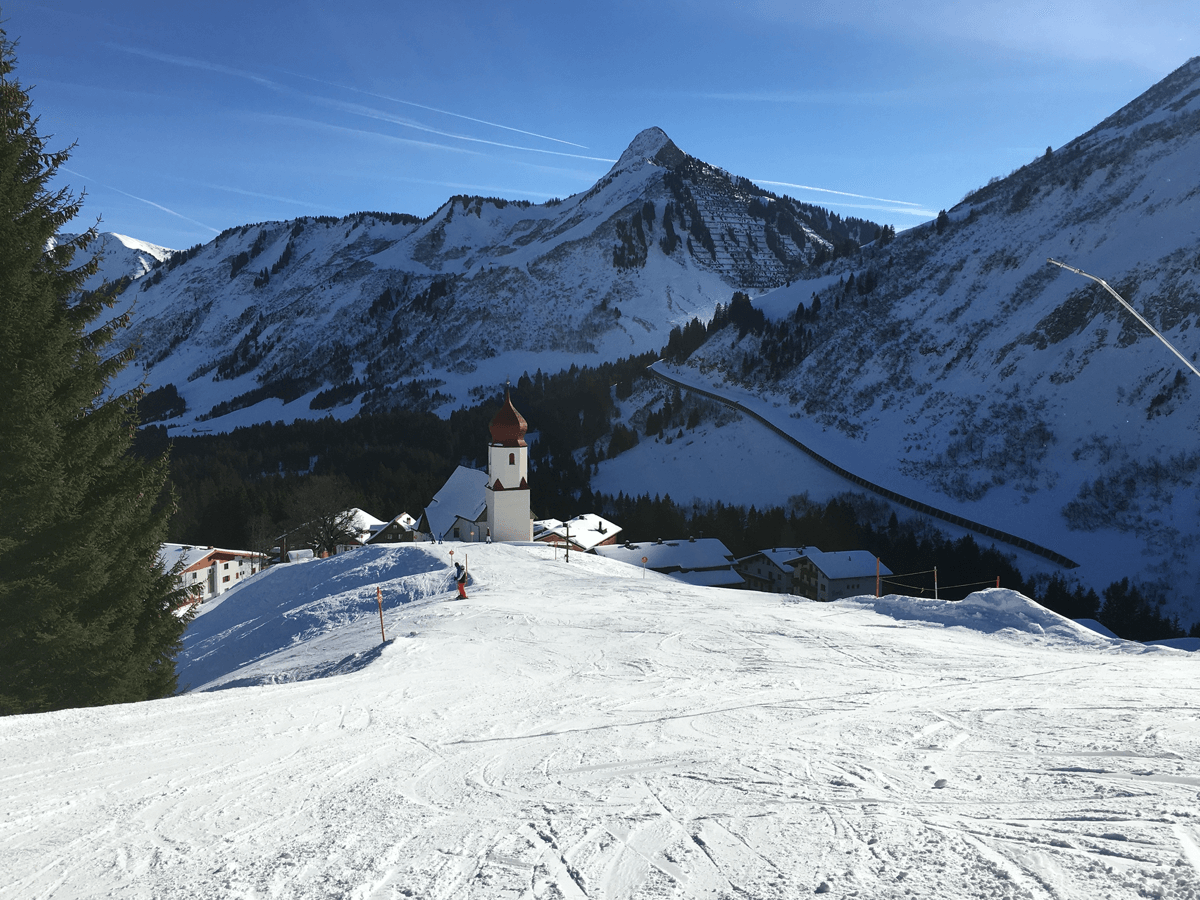 Skigebiet Damüls-Mellau, Österreich