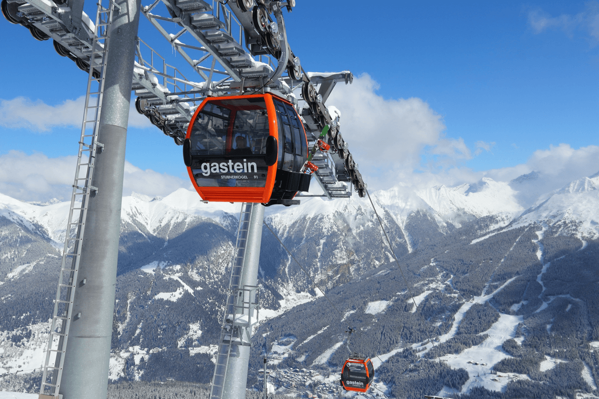 Skigebiet Gastein, Österreich