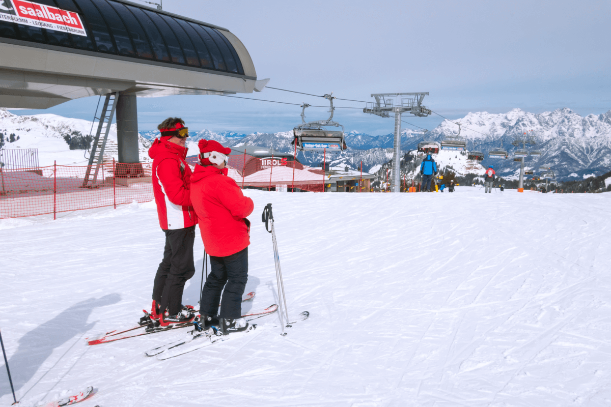 Skicircus Saalbach Hinterglemm Leogang Fieberbrunn Ski Resort, Österreich