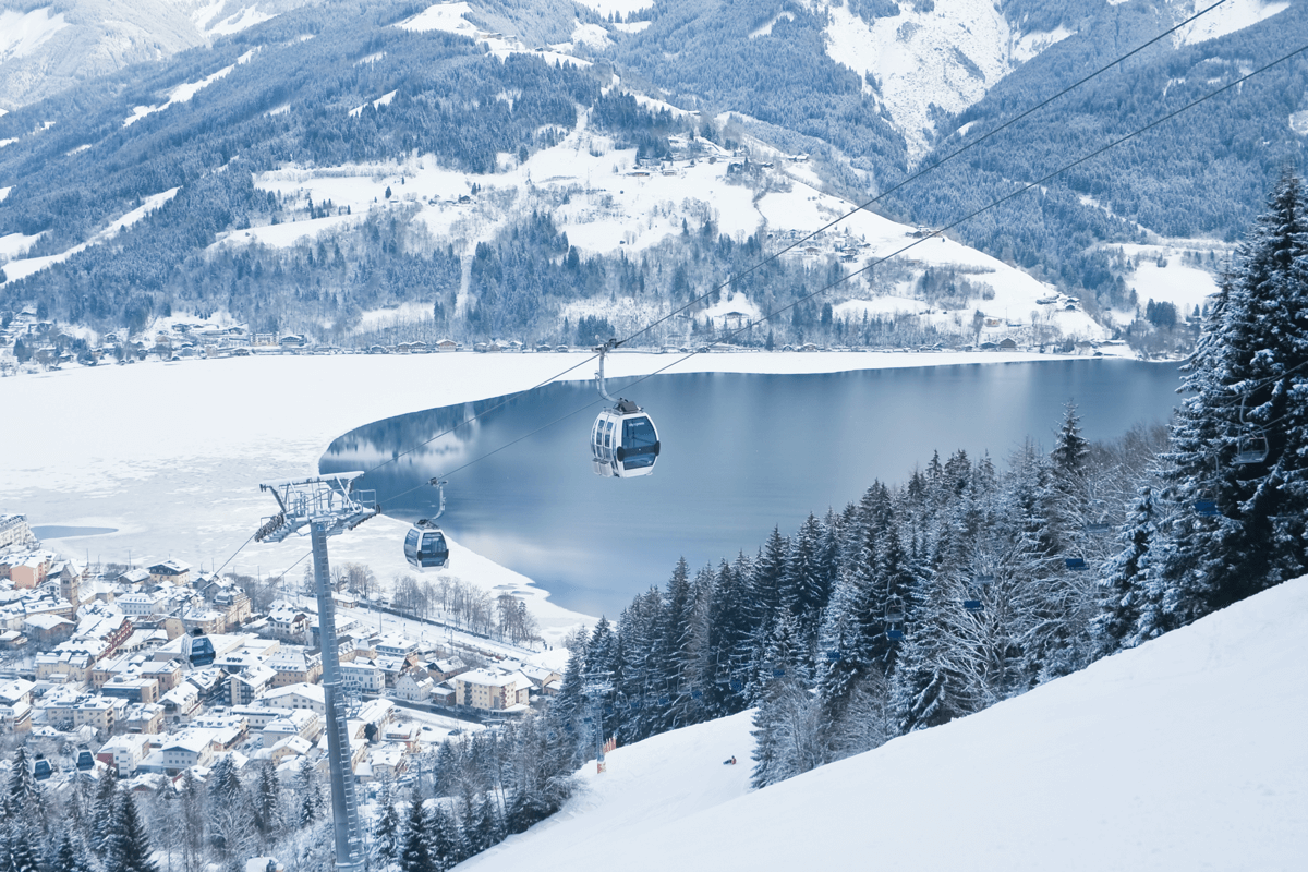 Skigebiet Zell am See, Österreich