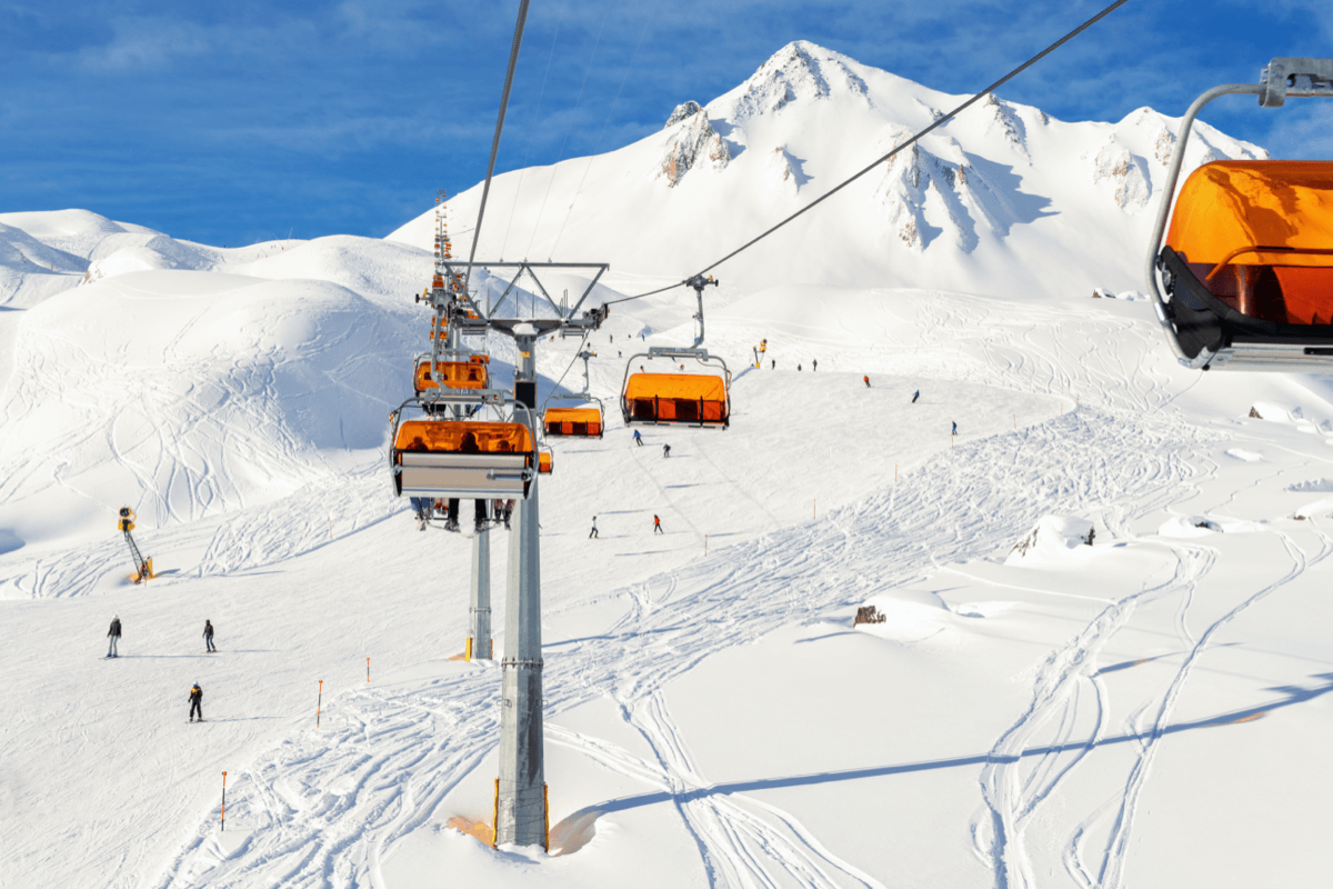 Le Grand Bornand Ski Resort, Frankreich