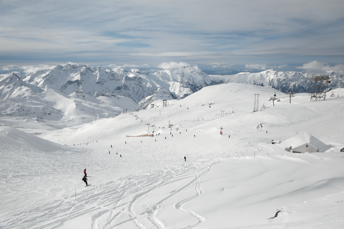 Les Deux Alpes Ski Resort, France