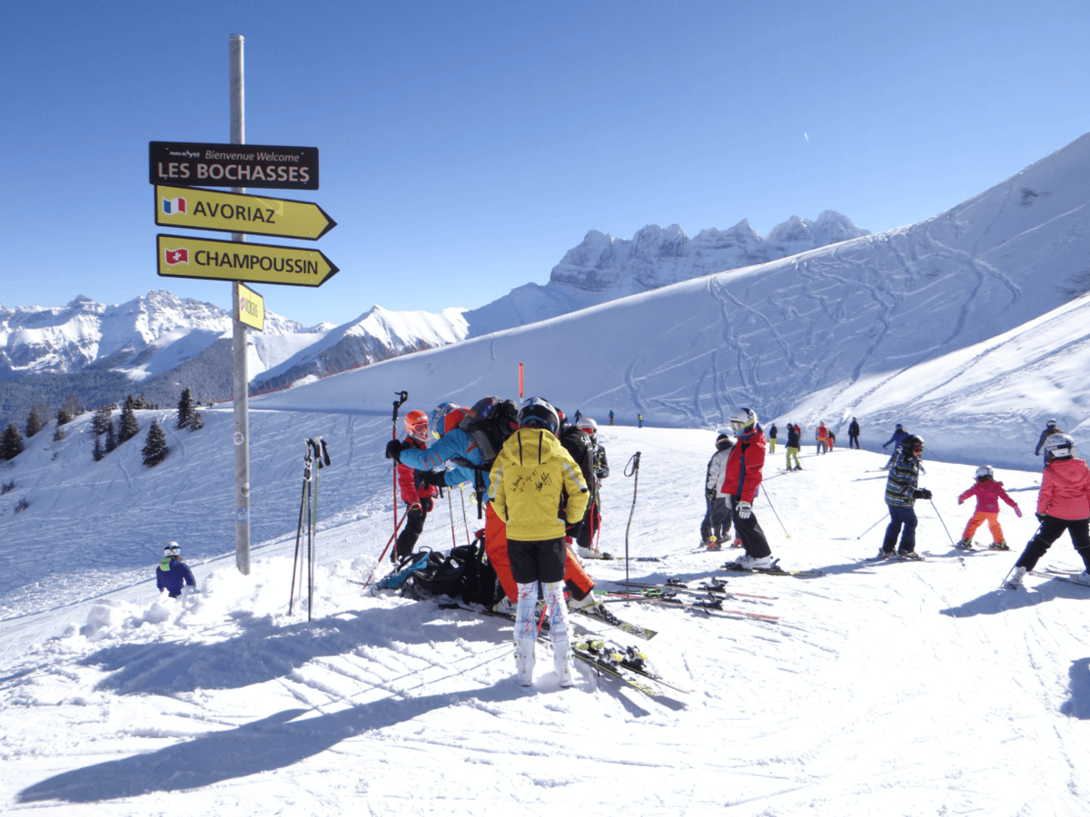 Les Portes du Soleil Ski Resort, France and Switzerland