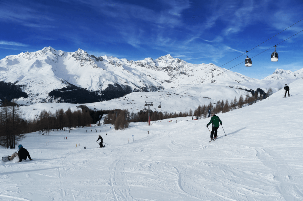 Skigebiet Madesimo Valchiavenna, Italien