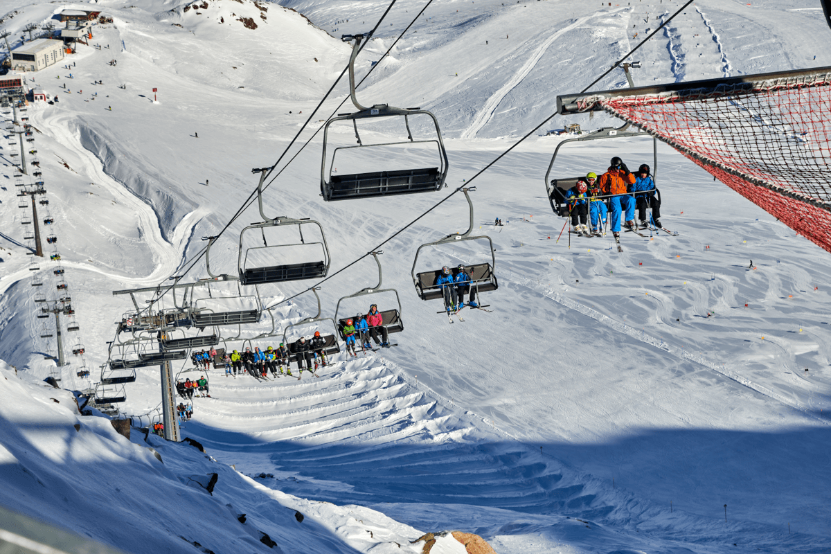 Skigebiet Schnalstaler Gletscher, Italien