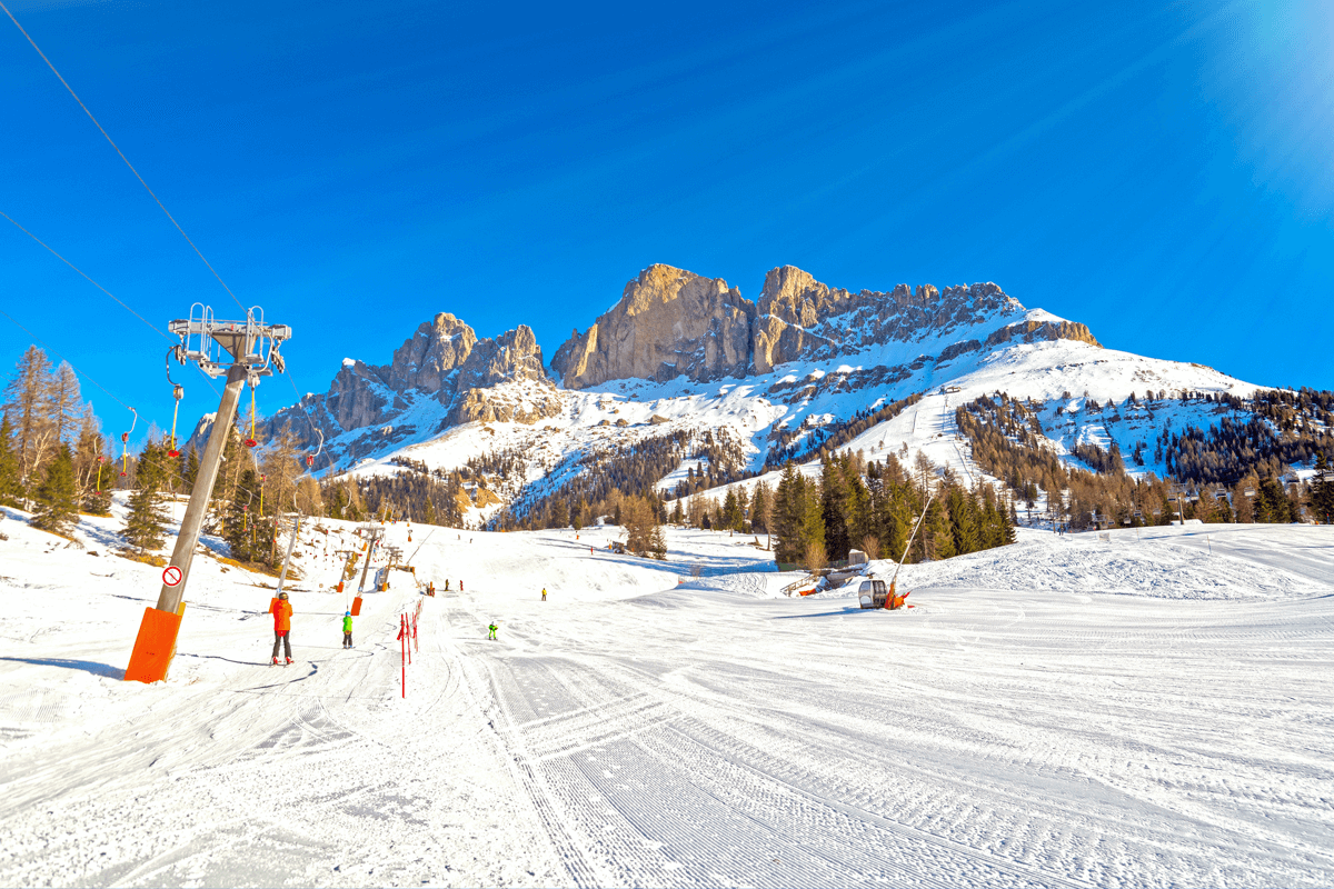 Skigebiet Carezza, Italien