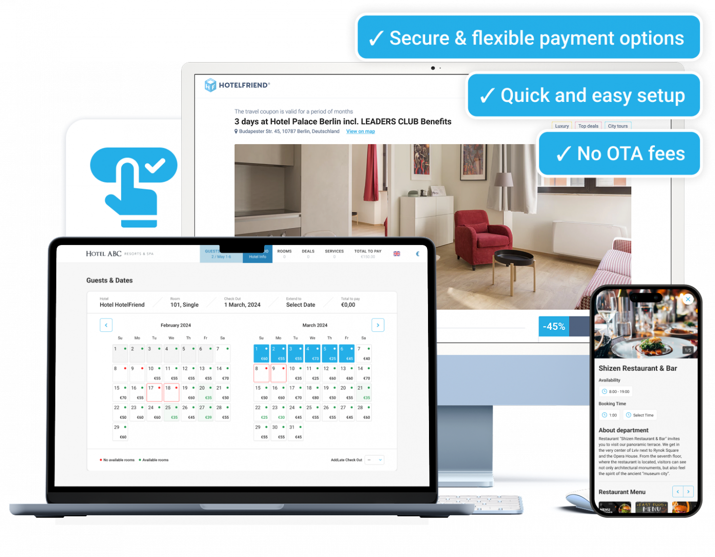 Booking engine that brings guests to your doorstep
