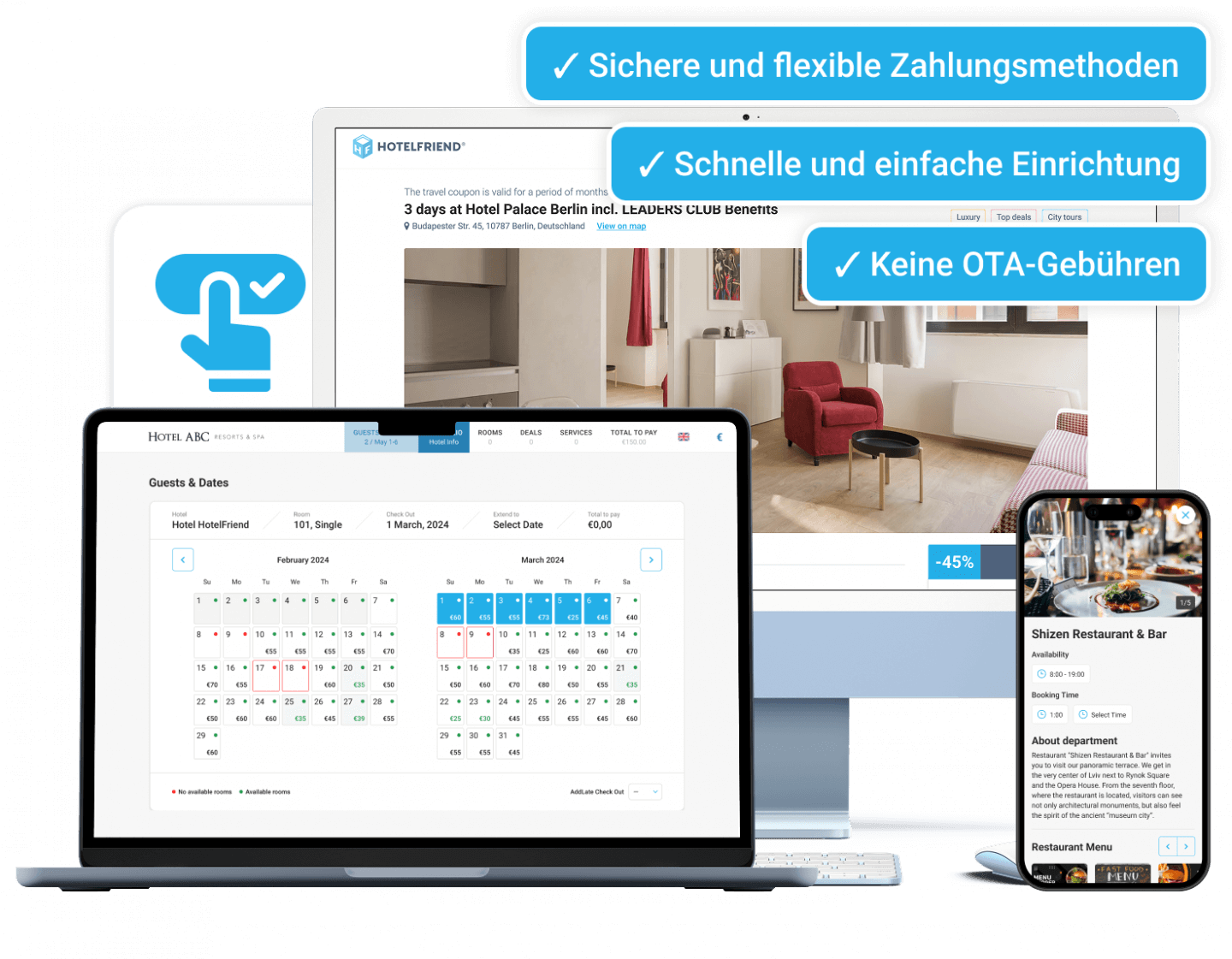 Buchungssystem, die Gäste direkt zu Ihnen bringt