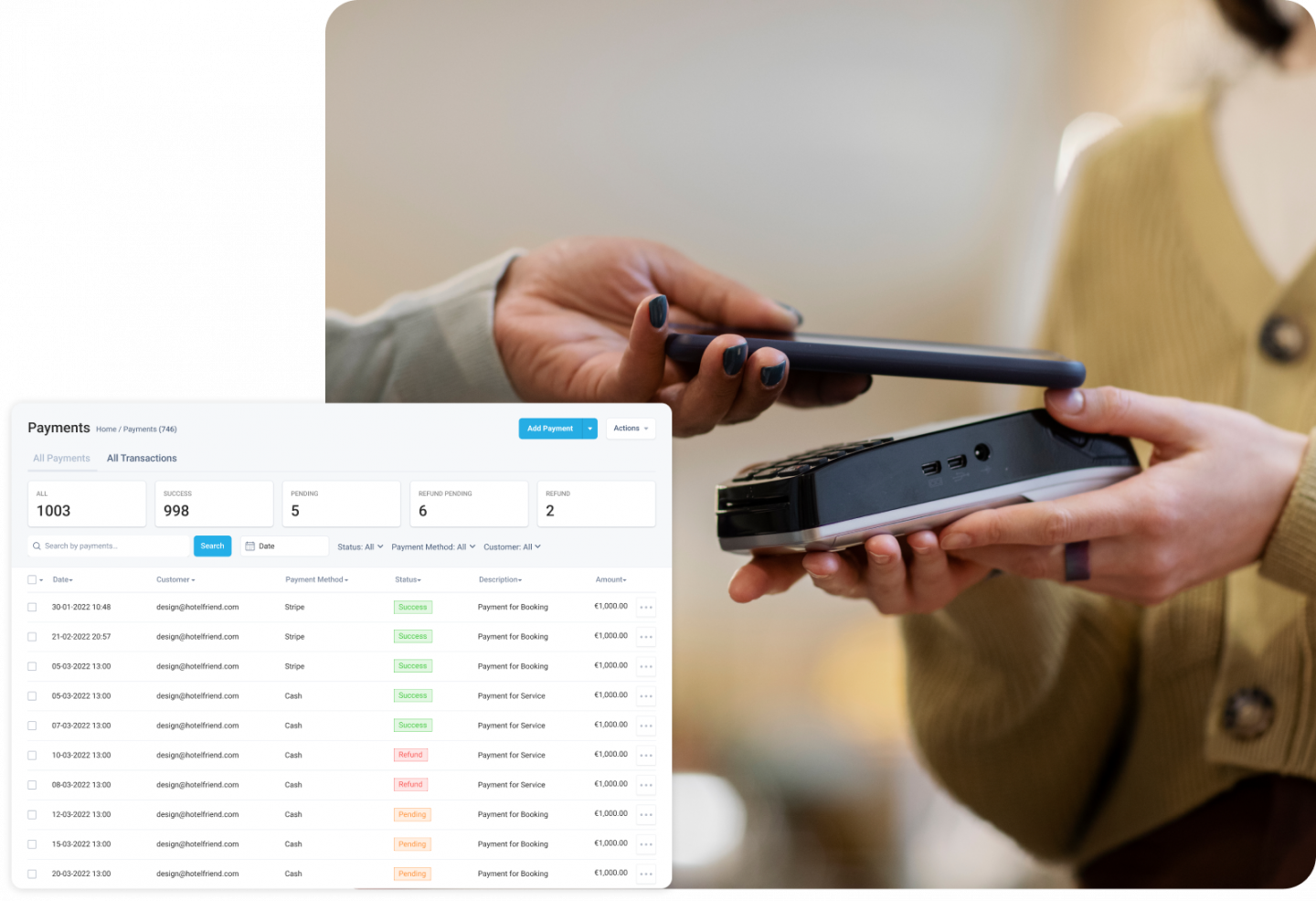 HotelFriend Payments: Process Every Transaction from a Single Location