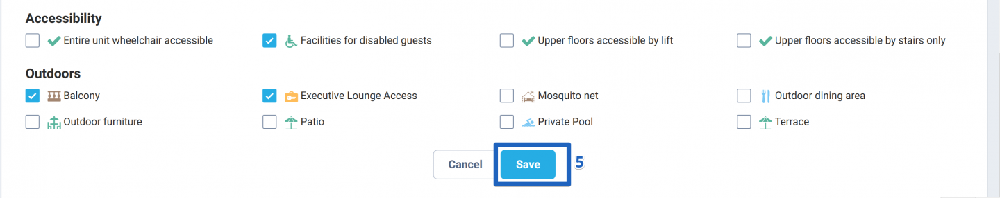 Scroll down and click the Save button.
