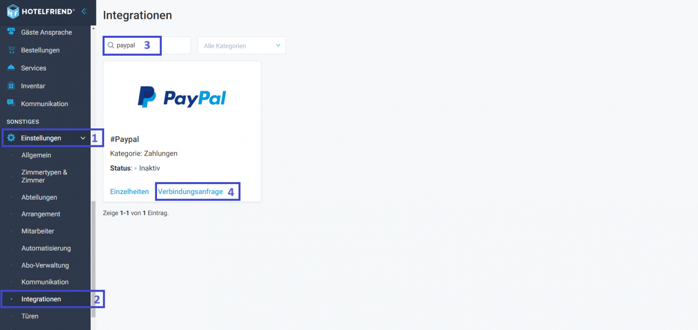 So verbinden Sie Ihr PayPal-Konto