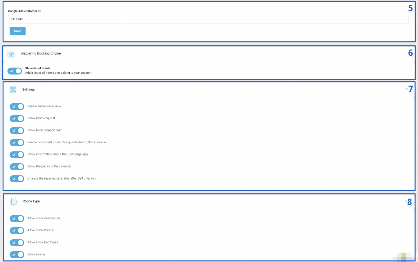 Click on the Preview Booking Engine button.