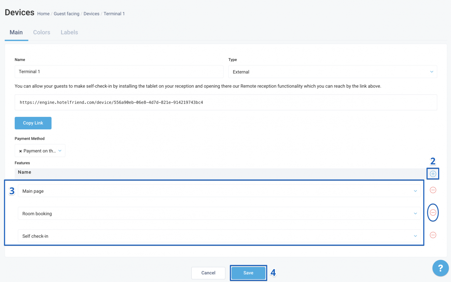 Go to the Settings module on the left-side menu.