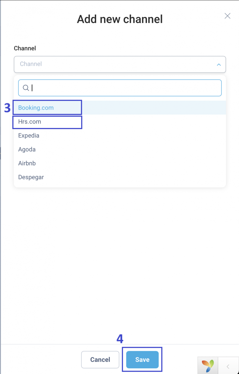 Click Save to confirm.